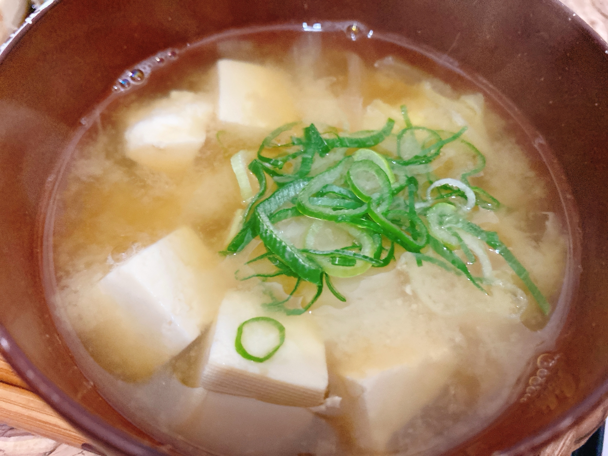 ♢豆腐と白菜のお味噌汁♢