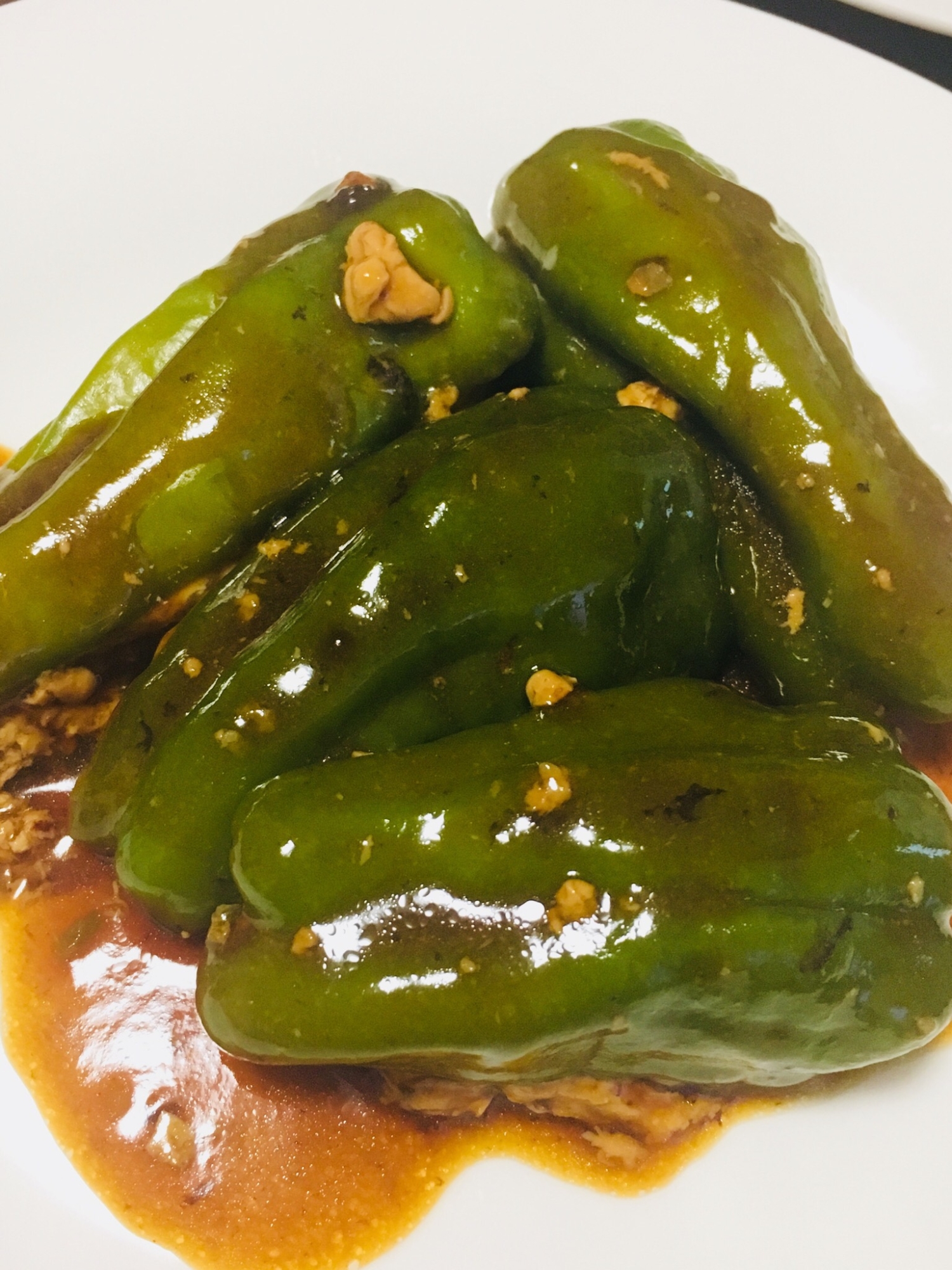 オイスターソースで作る!ピーマンの肉詰め