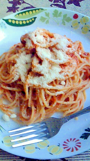 トマトにんにくスパゲティー