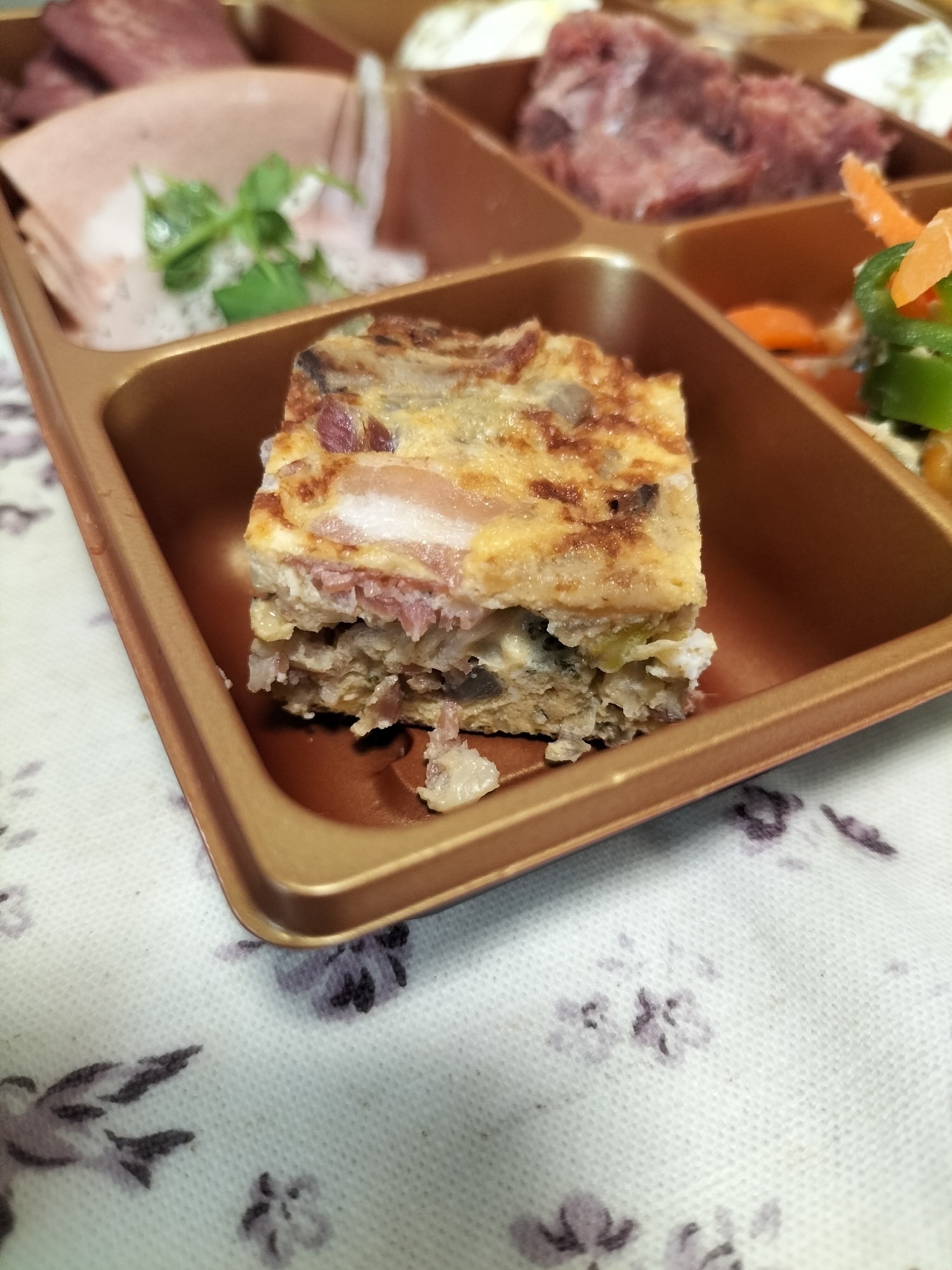 簡単作り置き♪冷凍ブロッコリースパニッシュオムレツ