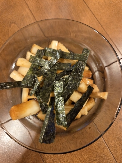 長芋千切りわさび醤油