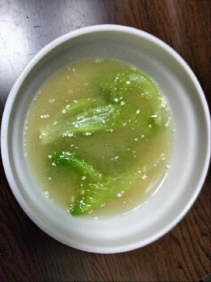 こちらも試してみました。葉野菜お味噌汁、簡単に美味しくできました。レシピ有難うございました。