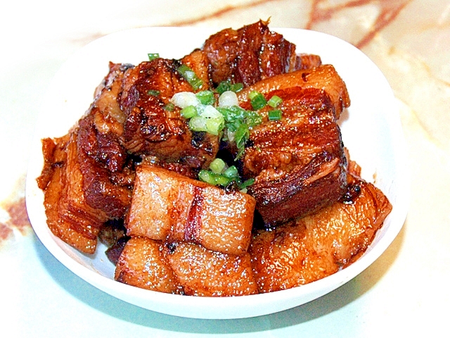 圧力鍋で時短 沖縄のラフテー風豚角煮 レシピ 作り方 By Torezu 楽天レシピ