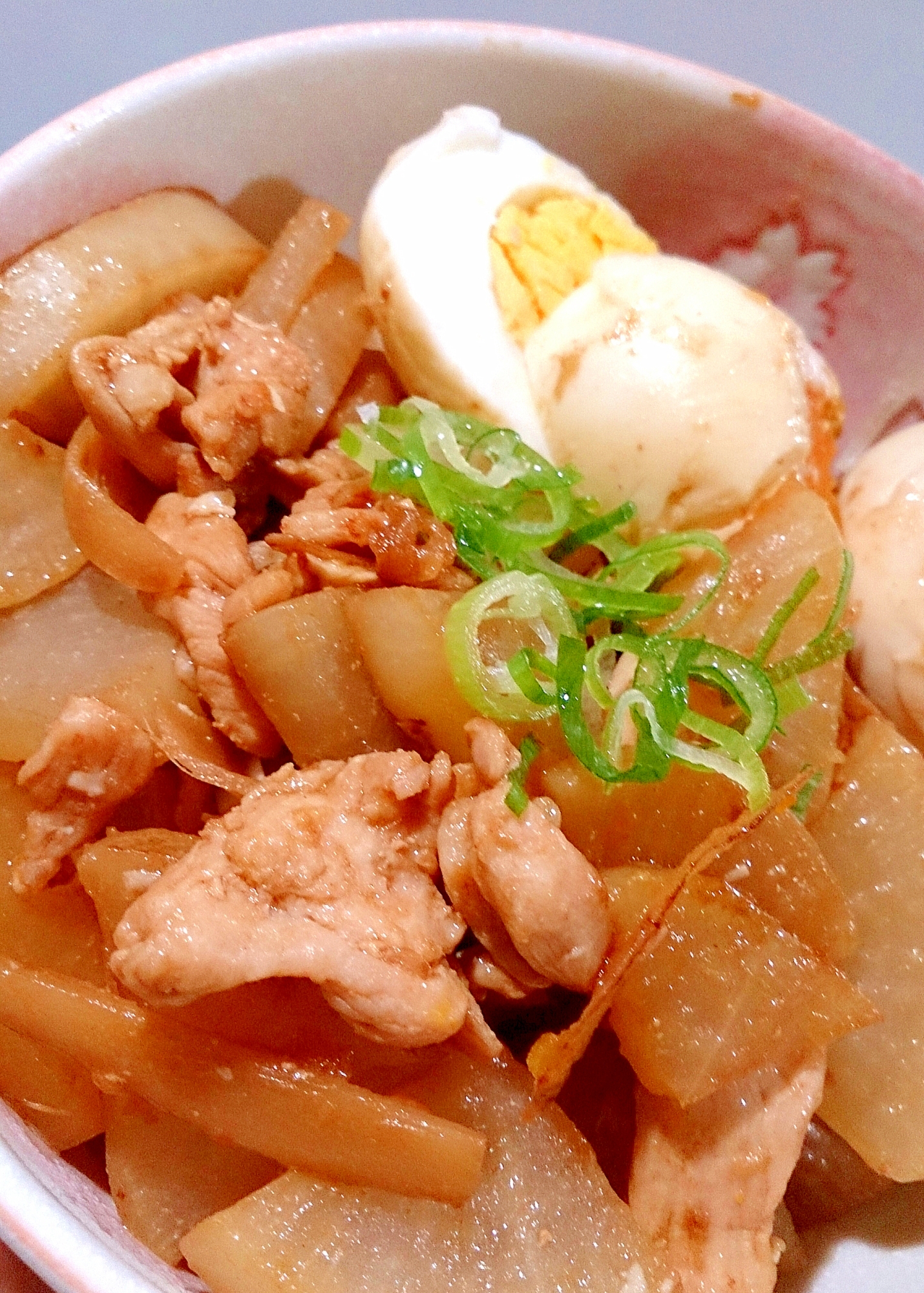 ごはんがすすむ✿鶏肉と大根の甘酢オイスター煮