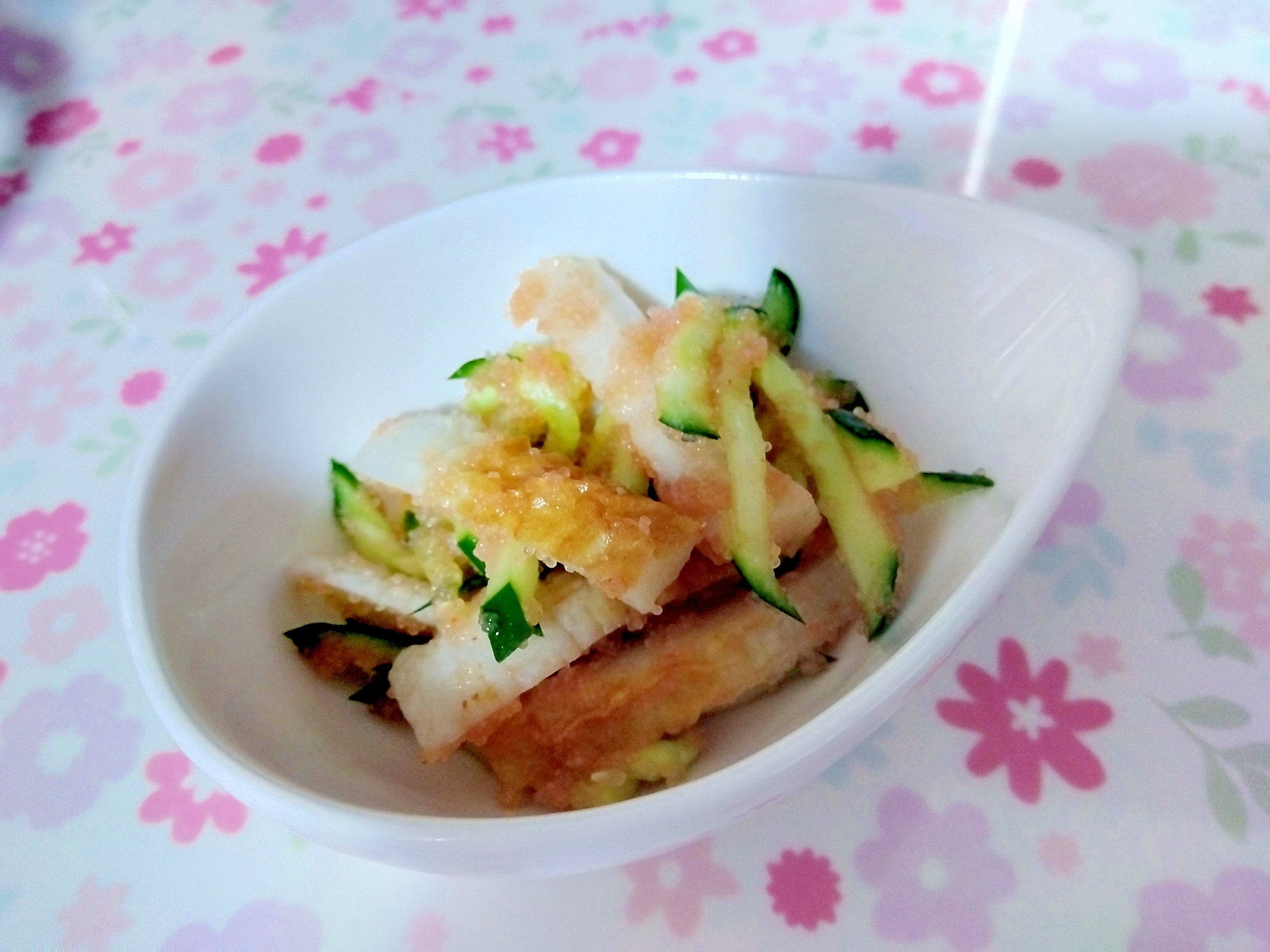 ちくわときゅうりの明太子和え＋＋