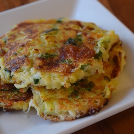 じゃがいもとズッキーニのムジュベル＝トルコ風おやき