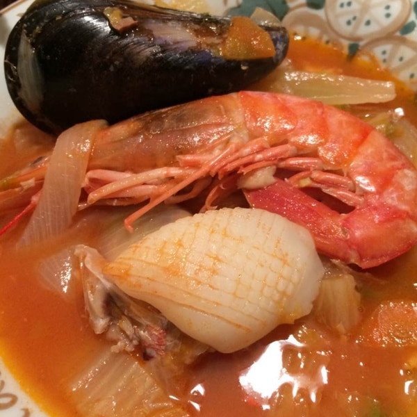 海鮮たっぷり ご馳走ブイヤベース レシピ 作り方 By ぴーちゃん3279 楽天レシピ 海鮮たっぷり ご馳走ブイヤベース レシピ 作り方 By ぴーちゃん3279 楽天レシピ