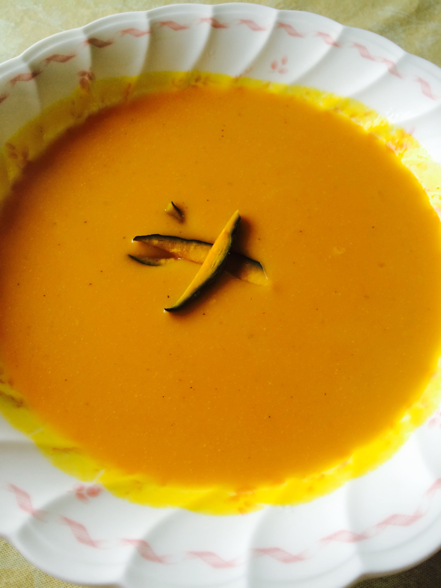 濃厚かぼちゃのスープ