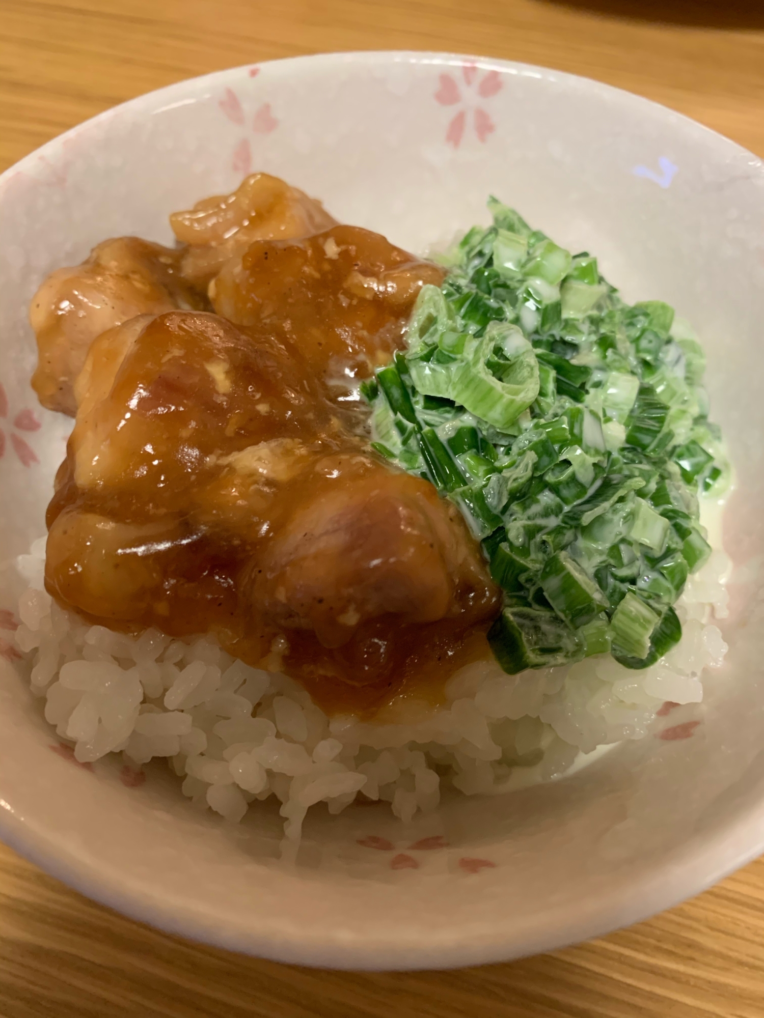 ＊レンジで照り焼きチキン丼＊