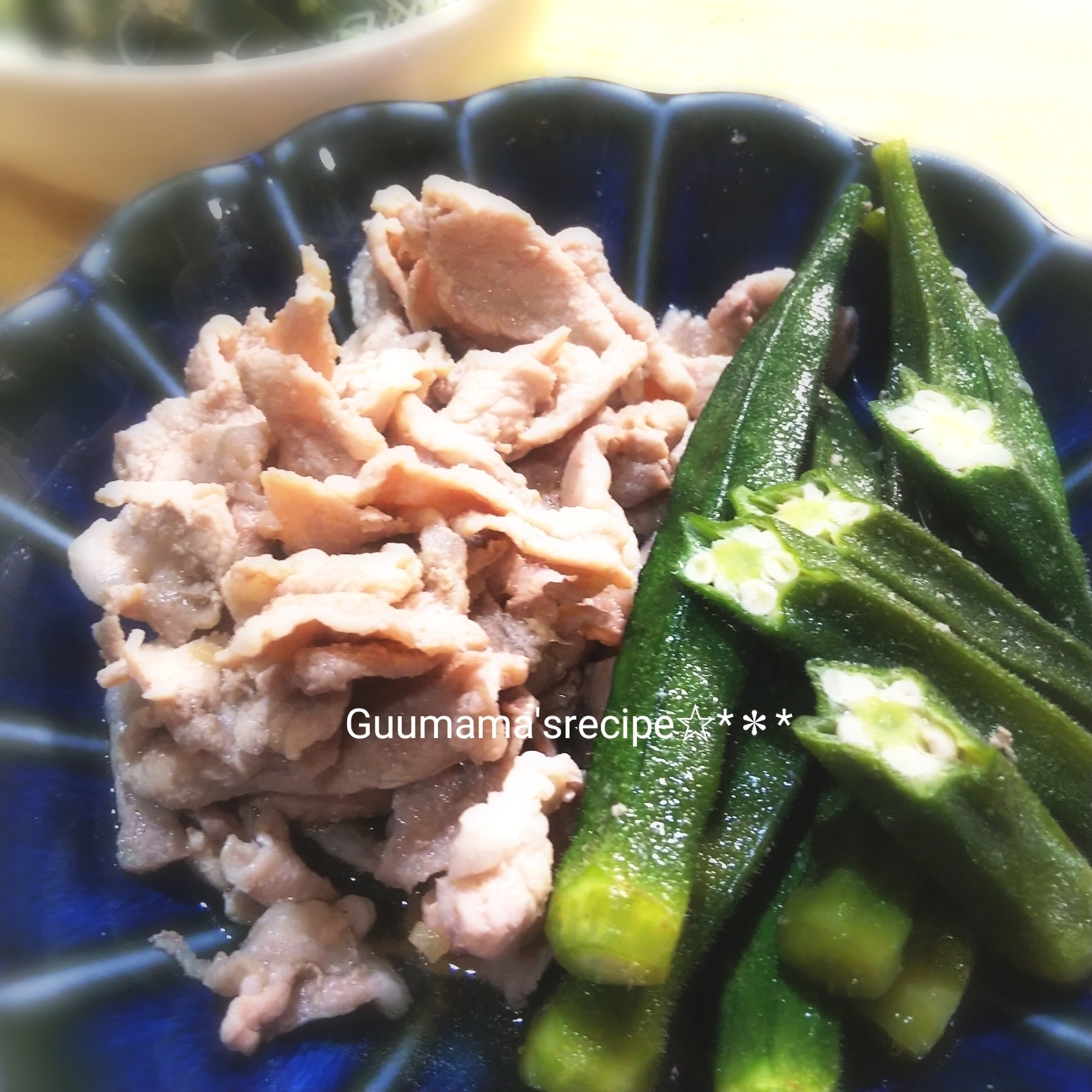 サッと煮るだけ♡優しいお味♡豚肉とオクラの煮物