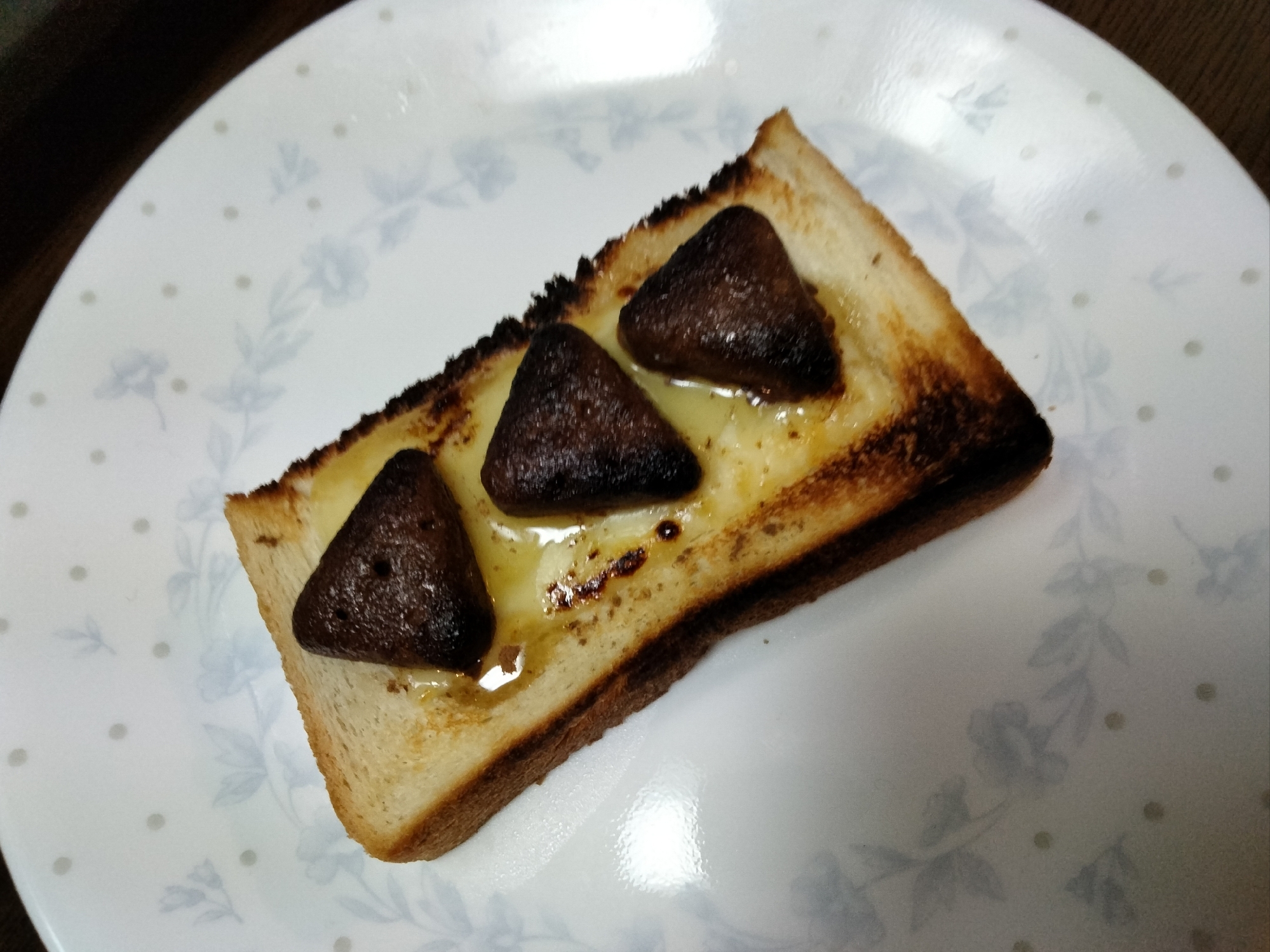 チーズトーストアレンジ はちみつ&チョコクッキー