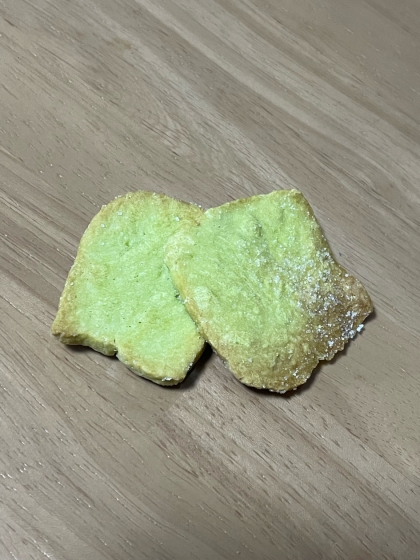 抹茶ラテのもとで！抹茶クッキー