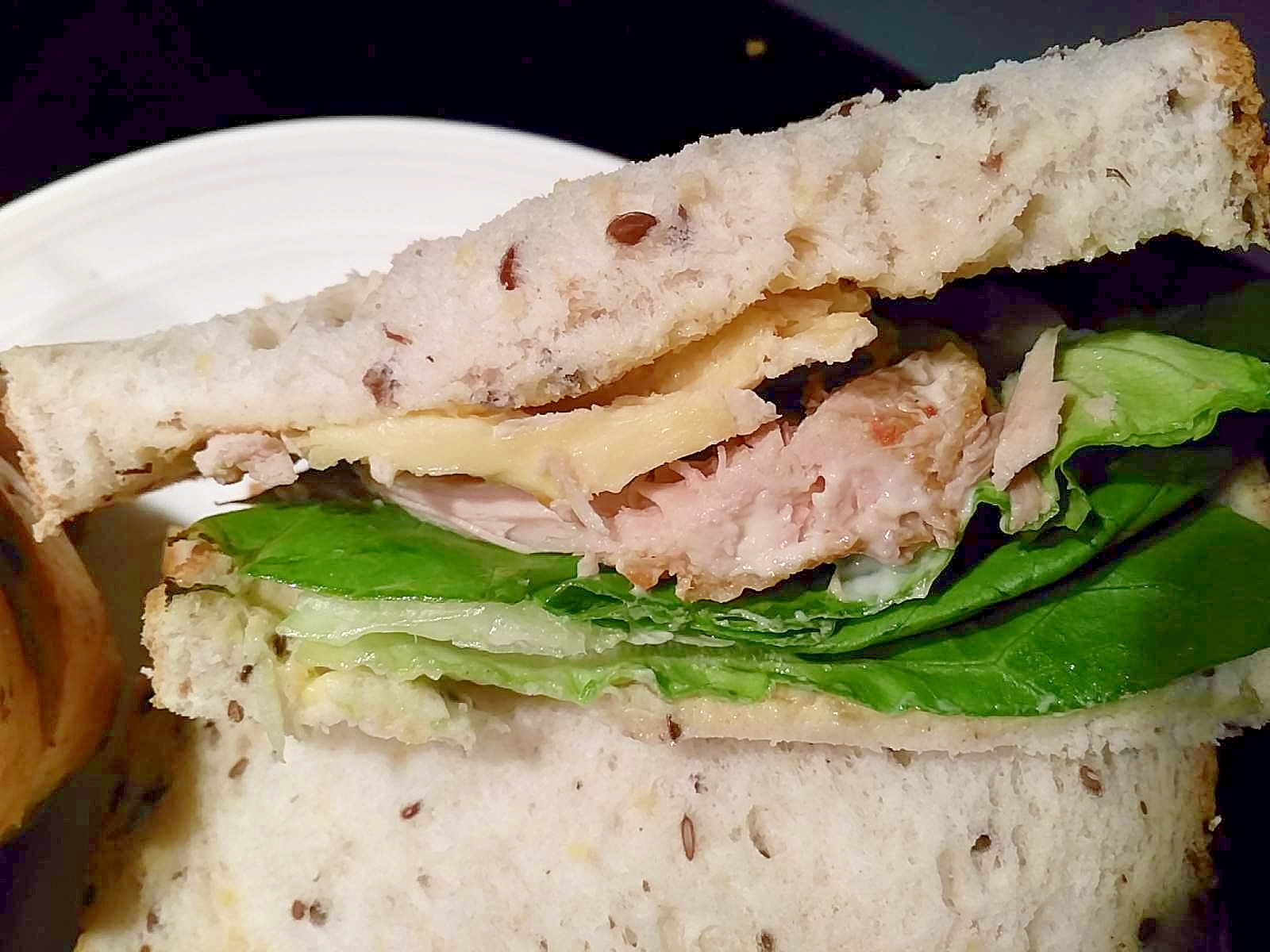 チキンレタスチーズサンド