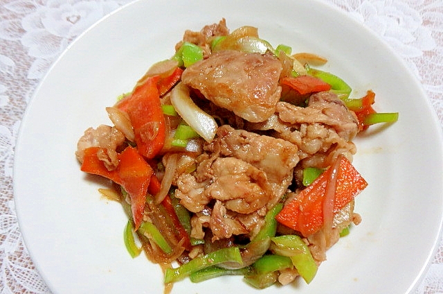 豚と野菜の生姜焼き