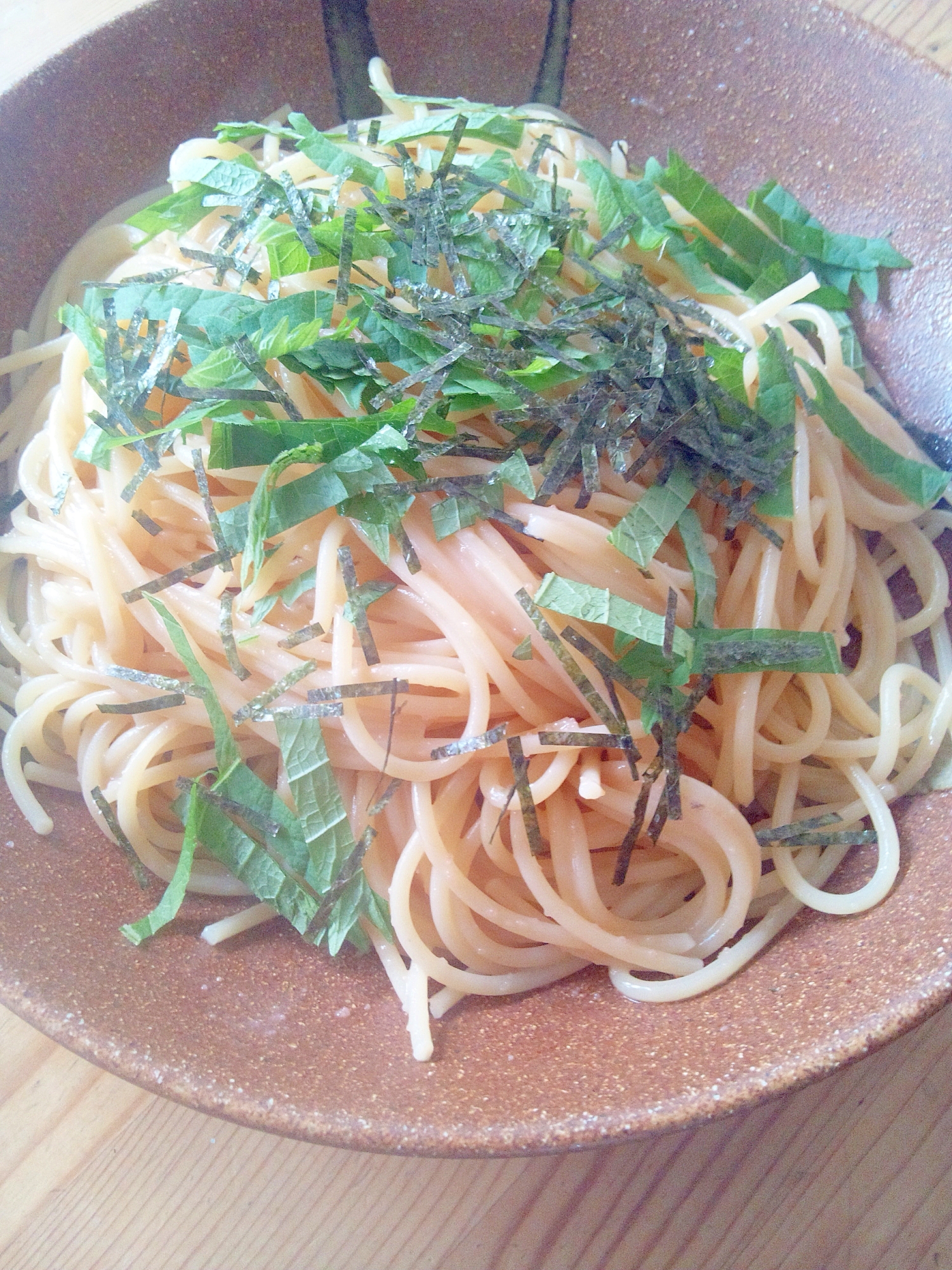 ☆パスタ祭り☆しそたらこパスタ