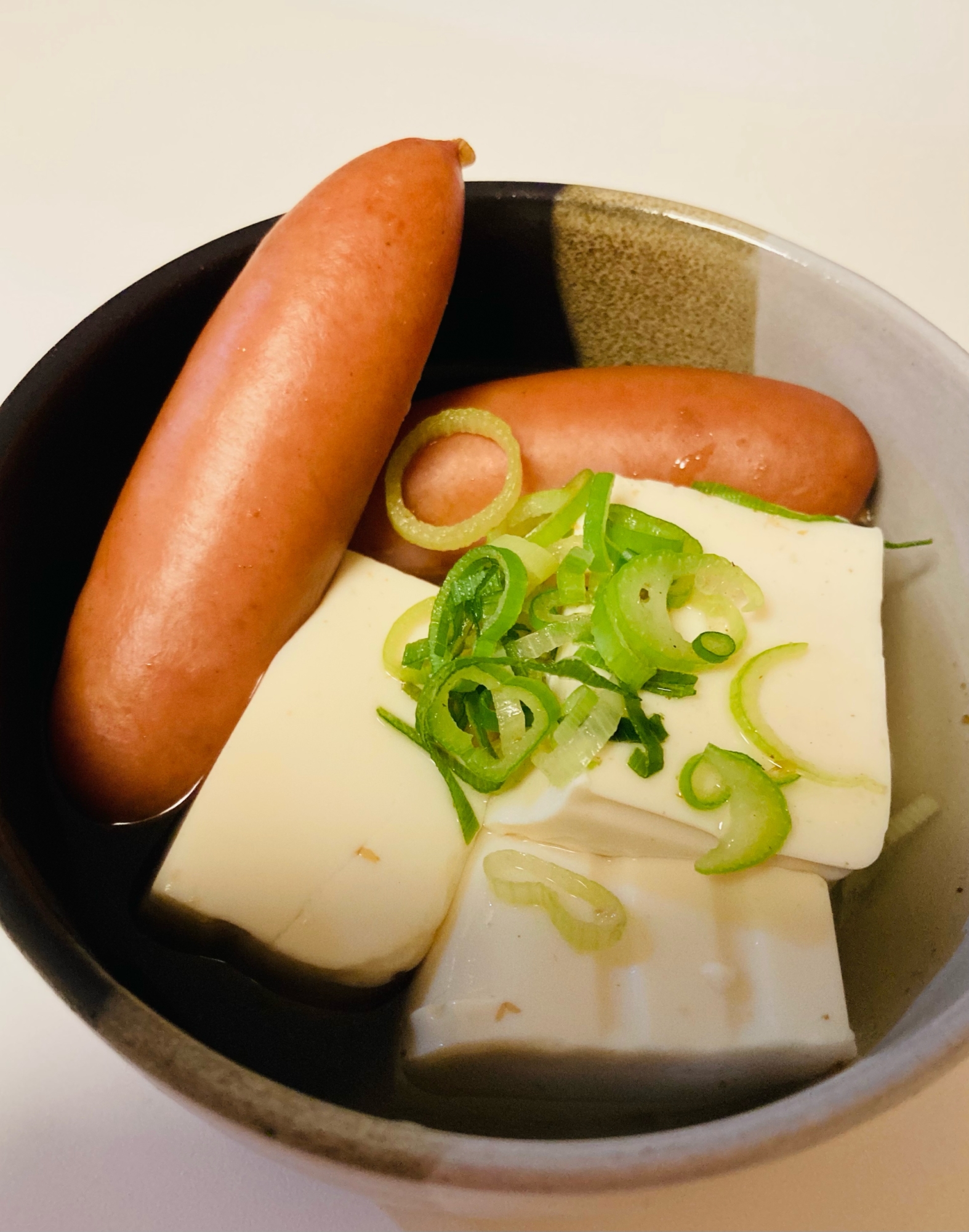 寒い日の朝ごはんに　簡単ミニ湯豆腐