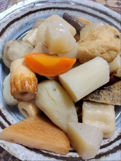 キクイモの煮物