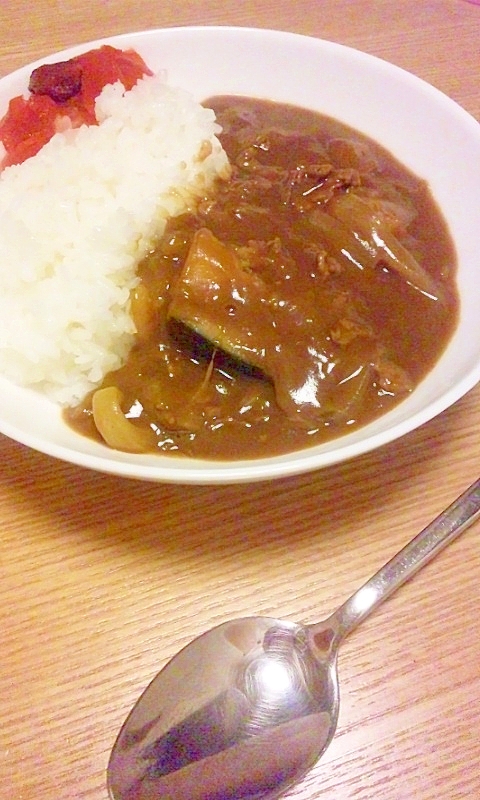 新玉ねぎと牛肉のカレー