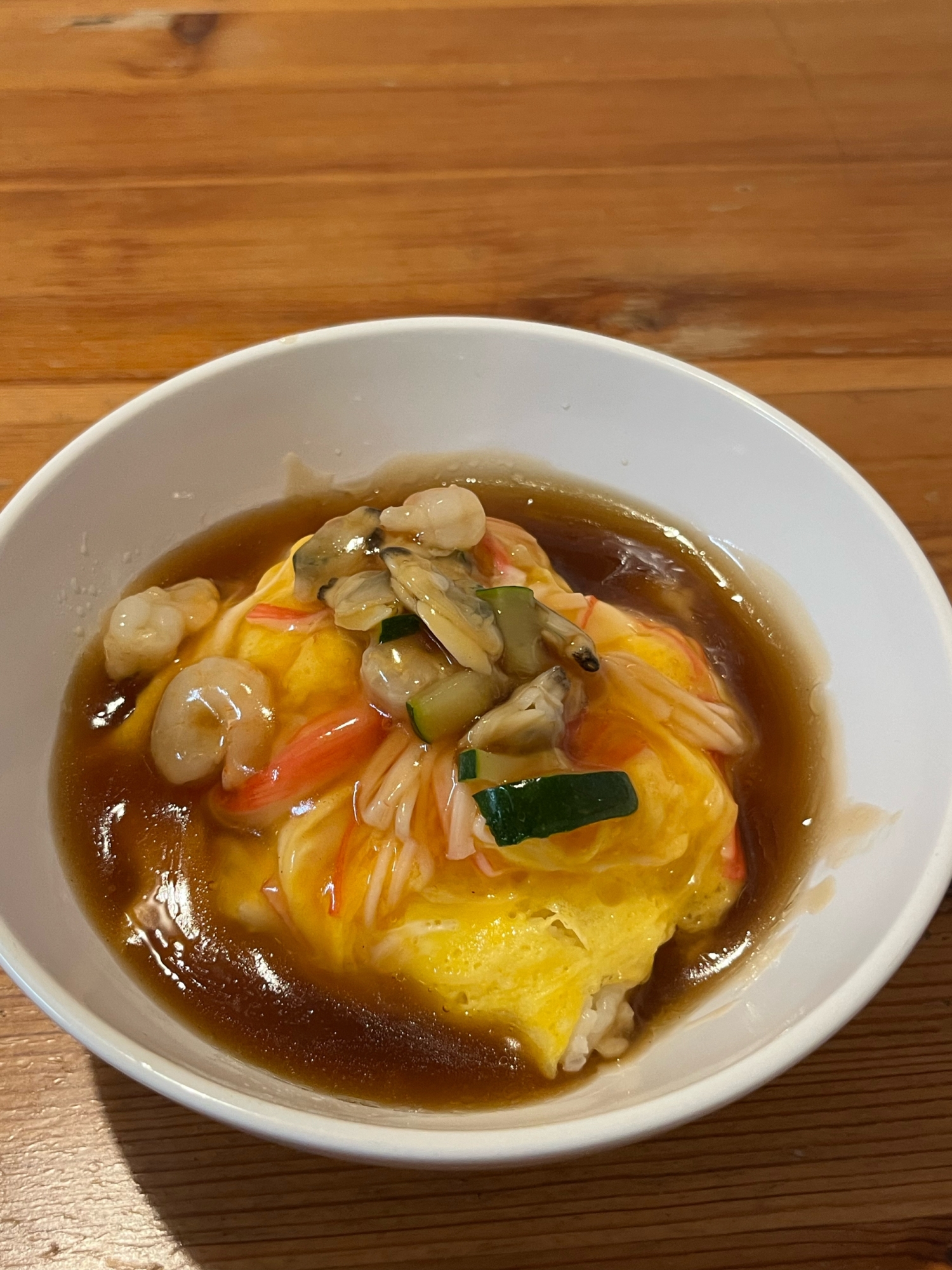 これは飲み物!コスパ抜群!10分カニカマ天津飯