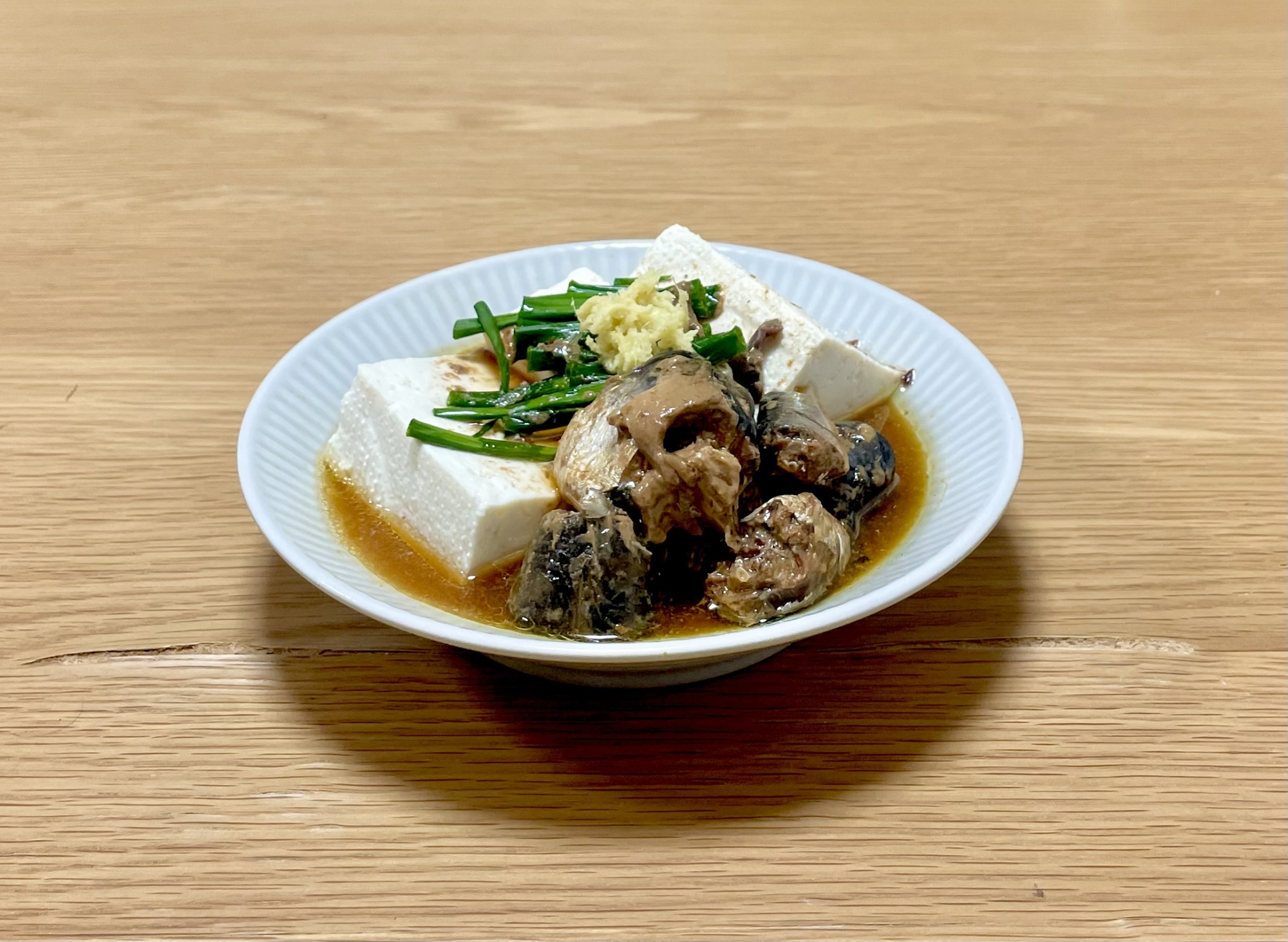 ゆる四毒抜き◆いわしの醬油煮と温奴