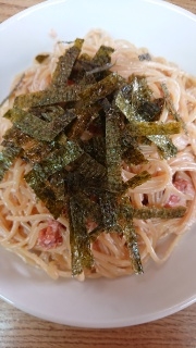 バター嫌いのための たらこパスタ