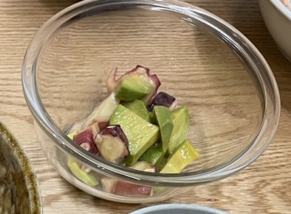 瓜とタコの酢の物