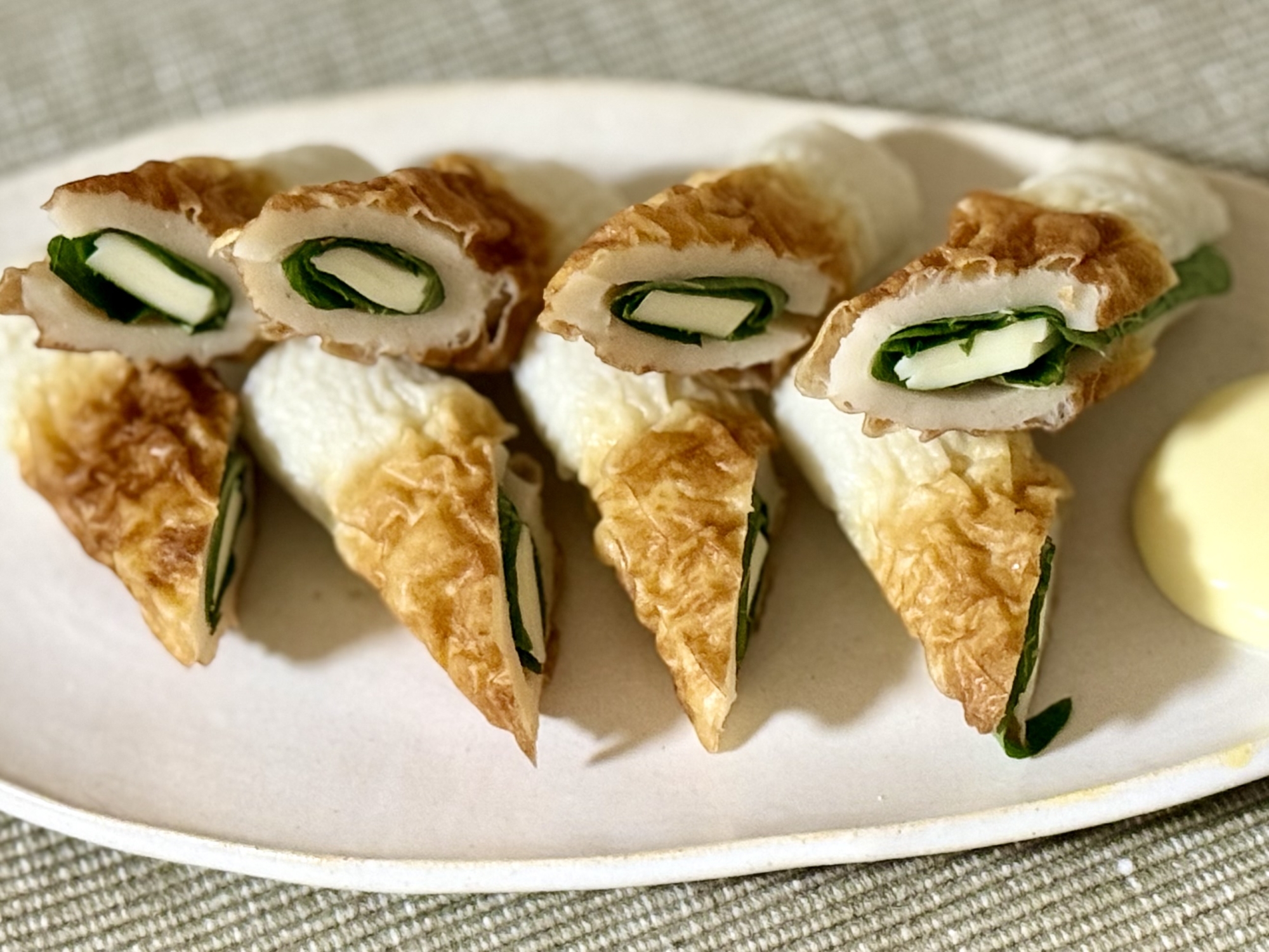 簡単おつまみ！竹輪のしそチーズ