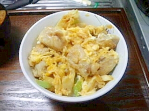 塩麹親子丼