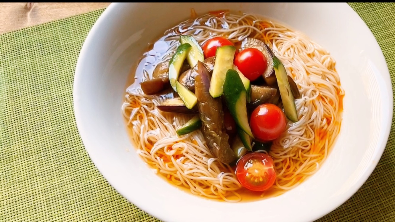 10分で作る早技！中華風そうめん