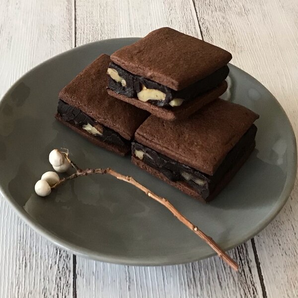 クルミ入り生チョコサンドクッキー レシピ 作り方 By Tai 楽天レシピ クルミ入り生チョコサンドクッキー レシピ 作り方 By Tai 楽天レシピ