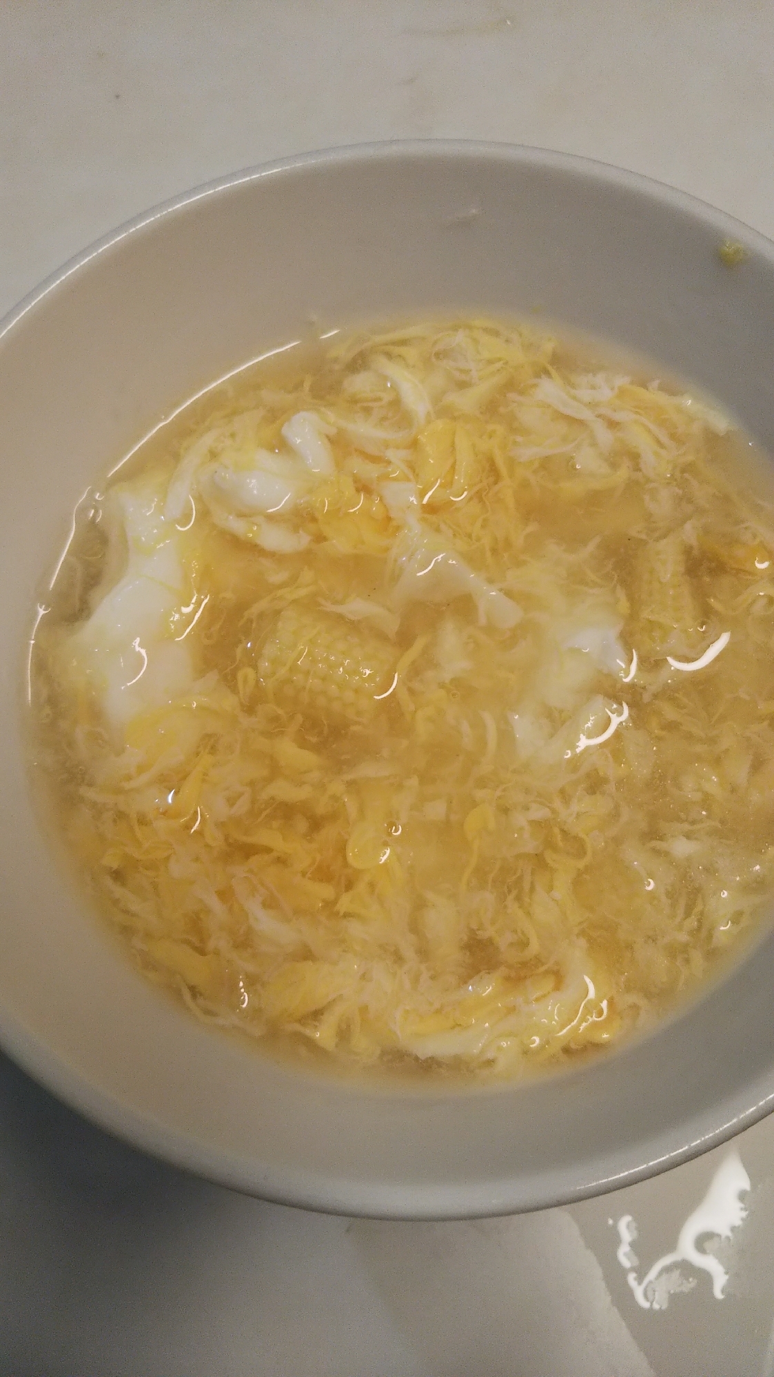 ヤングコーンの玉子スープ