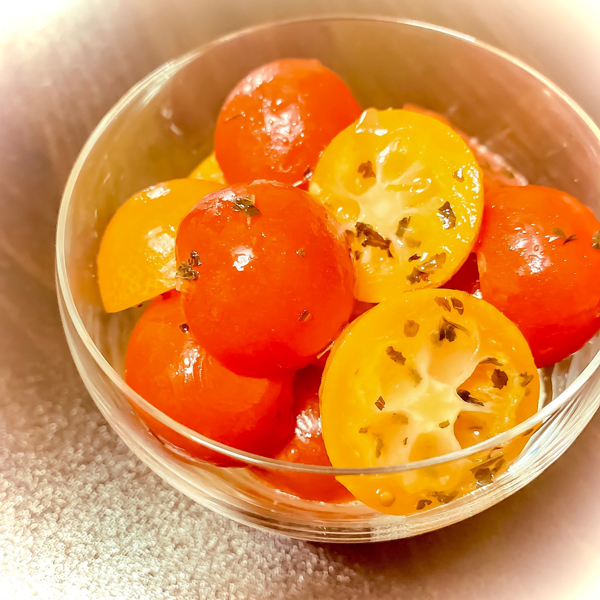 ミニトマトと金柑のフルーティマリネ