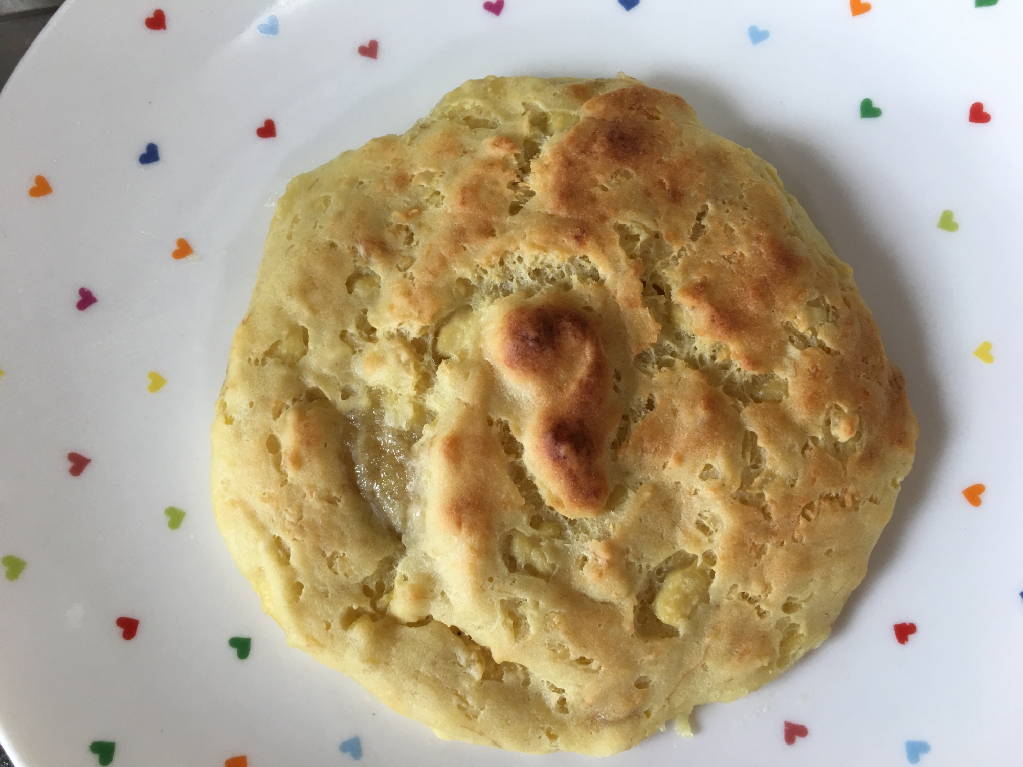 豆腐ババナホットケーキ