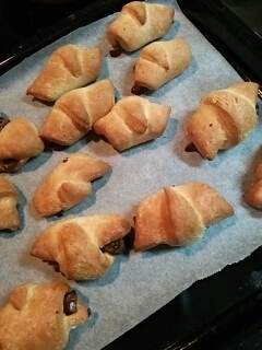 ホットケーキミックスで♪簡単チョコクロワッサン風