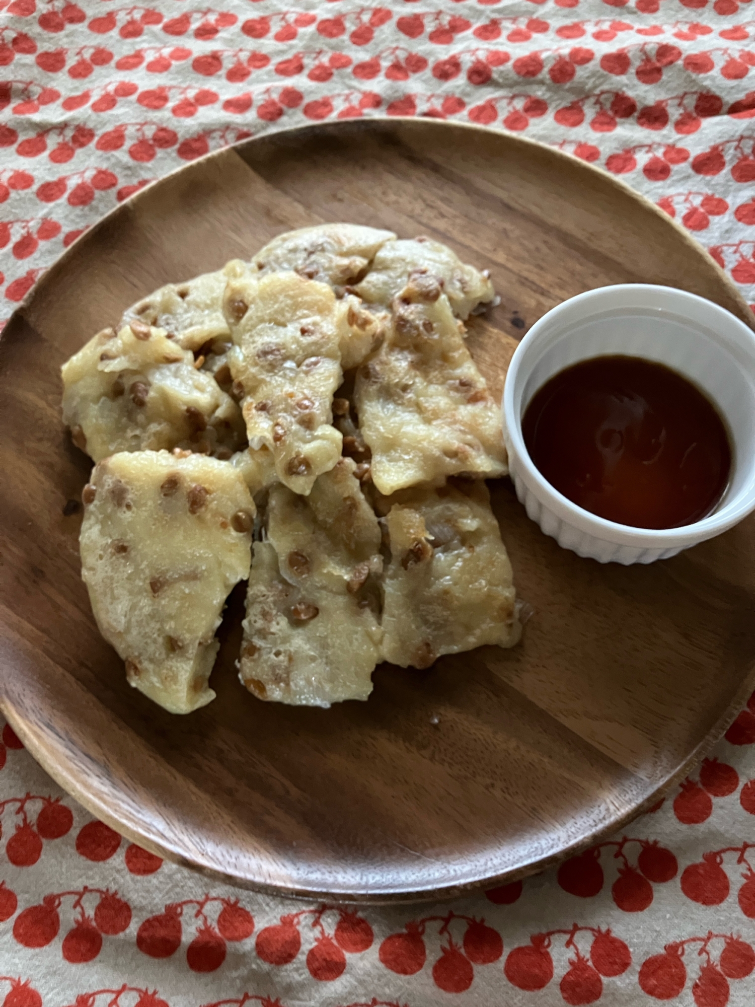 レンジクックピースde簡単ヘルシーもちもち納豆焼き