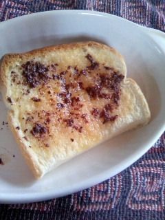 メープル＆バター☆チョコのせ食パン