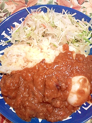 野菜が見えない、サツマイモ入りカレー野菜嫌いの方に