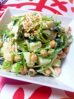 ひよこ豆と水菜のサラダ レシピ 作り方 By ほのぼのミルク 楽天レシピ ひよこ豆と水菜のサラダ レシピ 作り方 By ほのぼのミルク 楽天レシピ