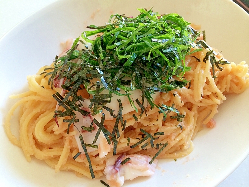 バター醤油が香る和風明太マヨパスタ♡