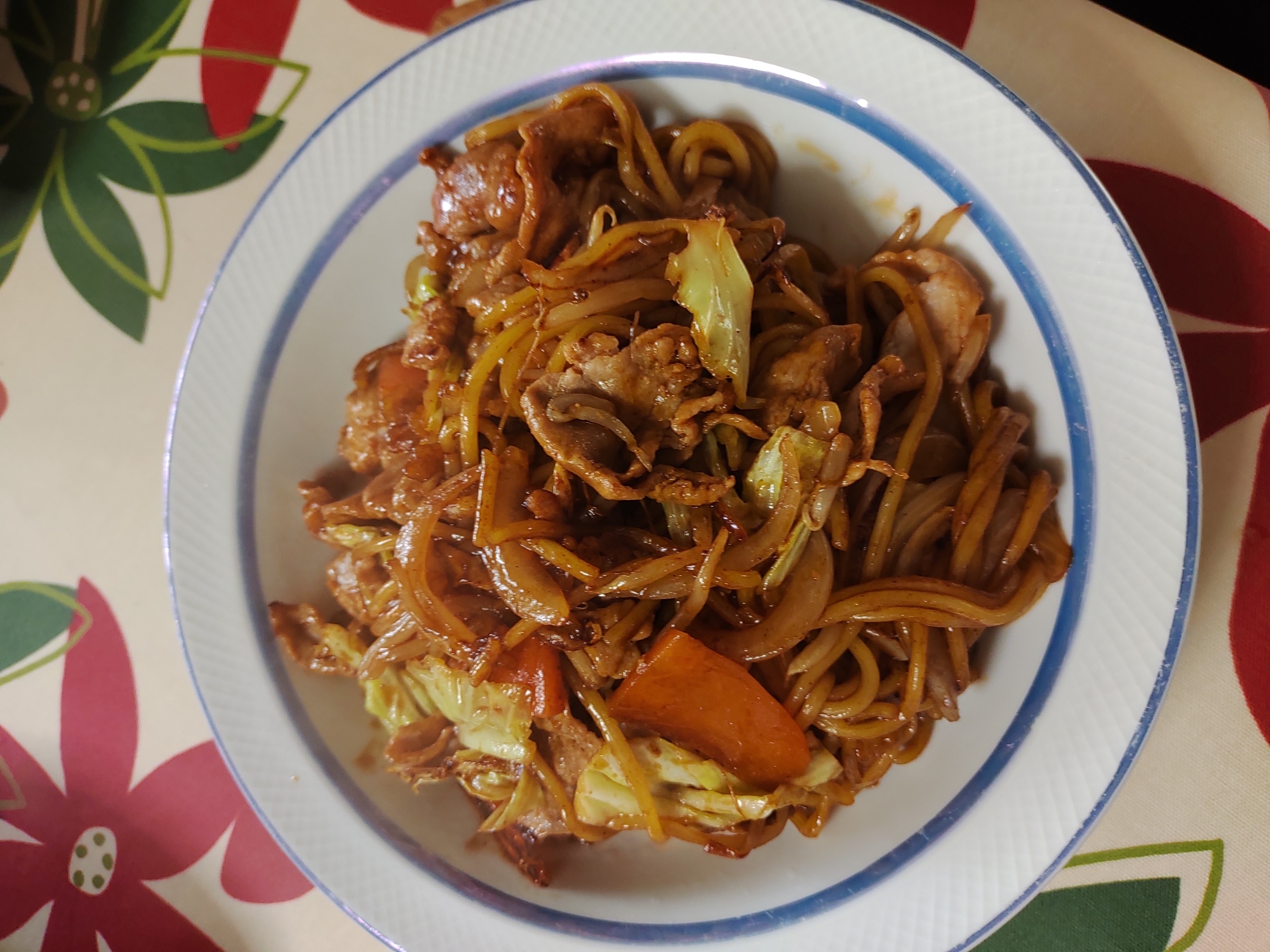 冷蔵庫整理の焼きそば