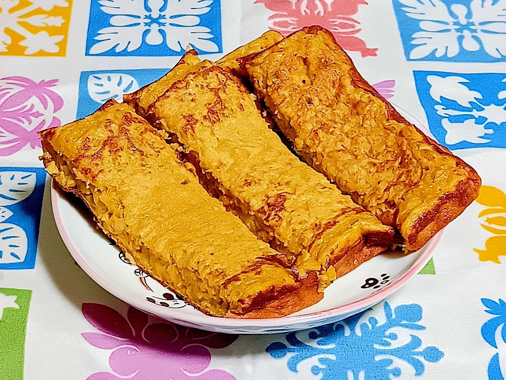手づかみ食べに♥️人参とりんごとツナのパンケーキ