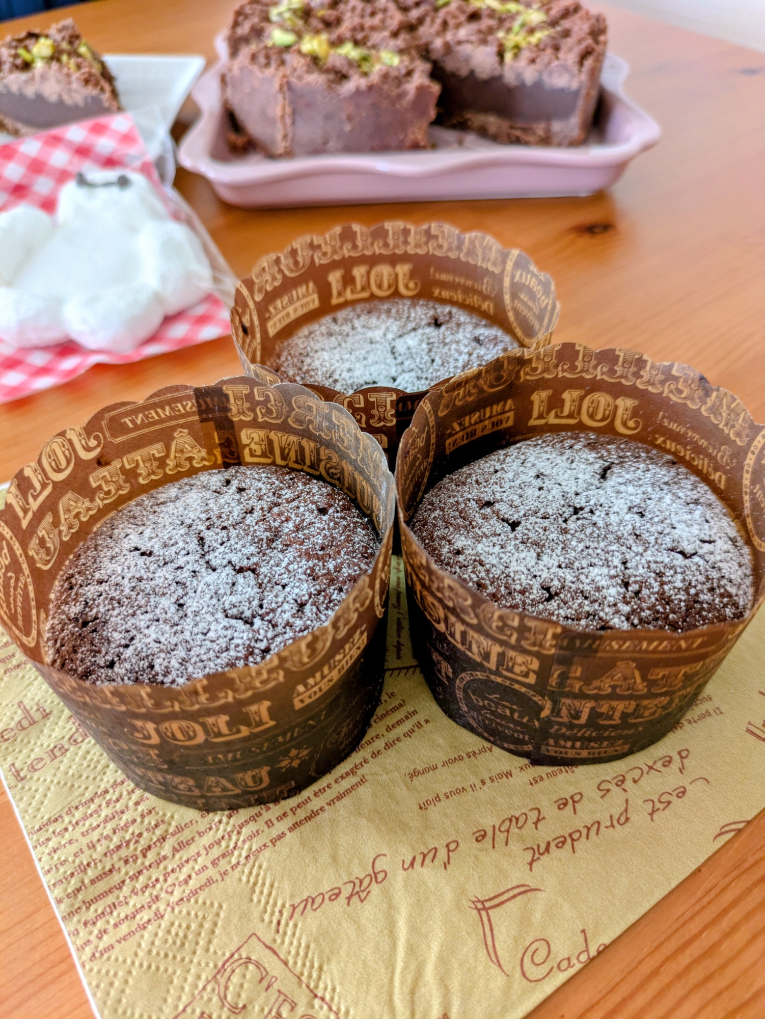 簡単ですっごく美味しいチョコマフィン