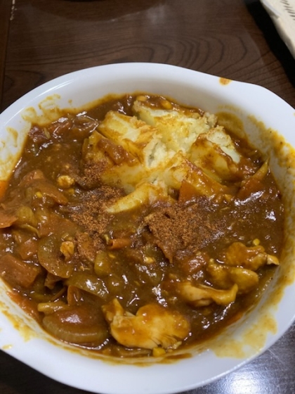 手羽元で作るカレーは旨味が出て美味しいですね！