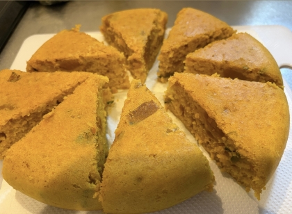 ふんわり仕上がる！炊飯器でかぼちゃのケーキ☆
