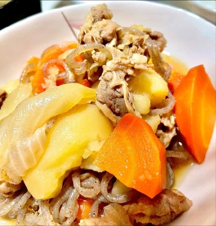 シンプル肉じゃが