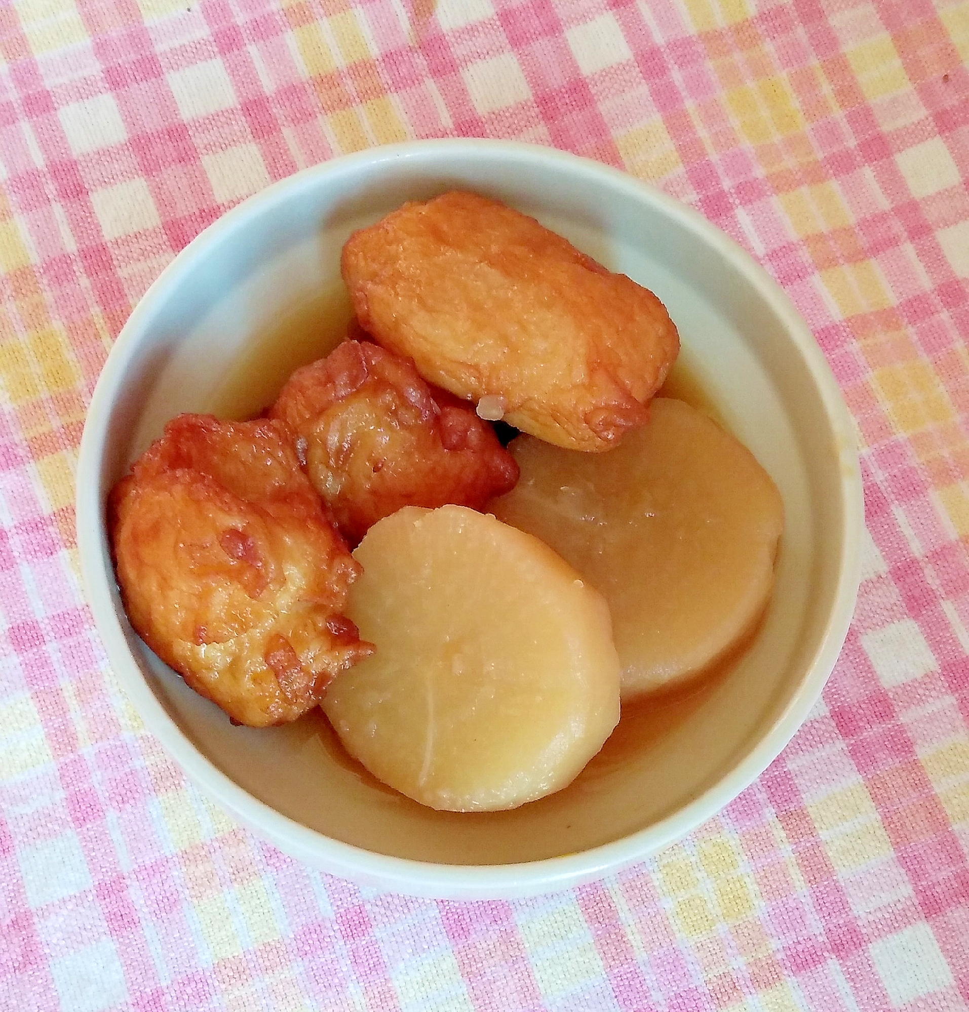 圧力鍋で☆大根と練り物の煮物