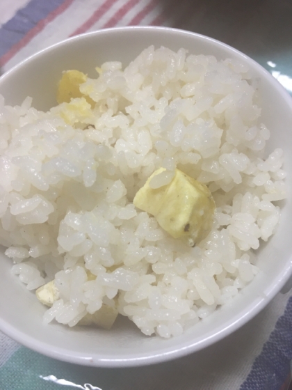 美味しく出来ました！
家の前に沢山栗が落ちるので多めに作っておにぎりにし冷凍しておきました！
ごちそうさまでした！