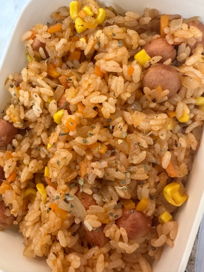 にんじんケチャップライス