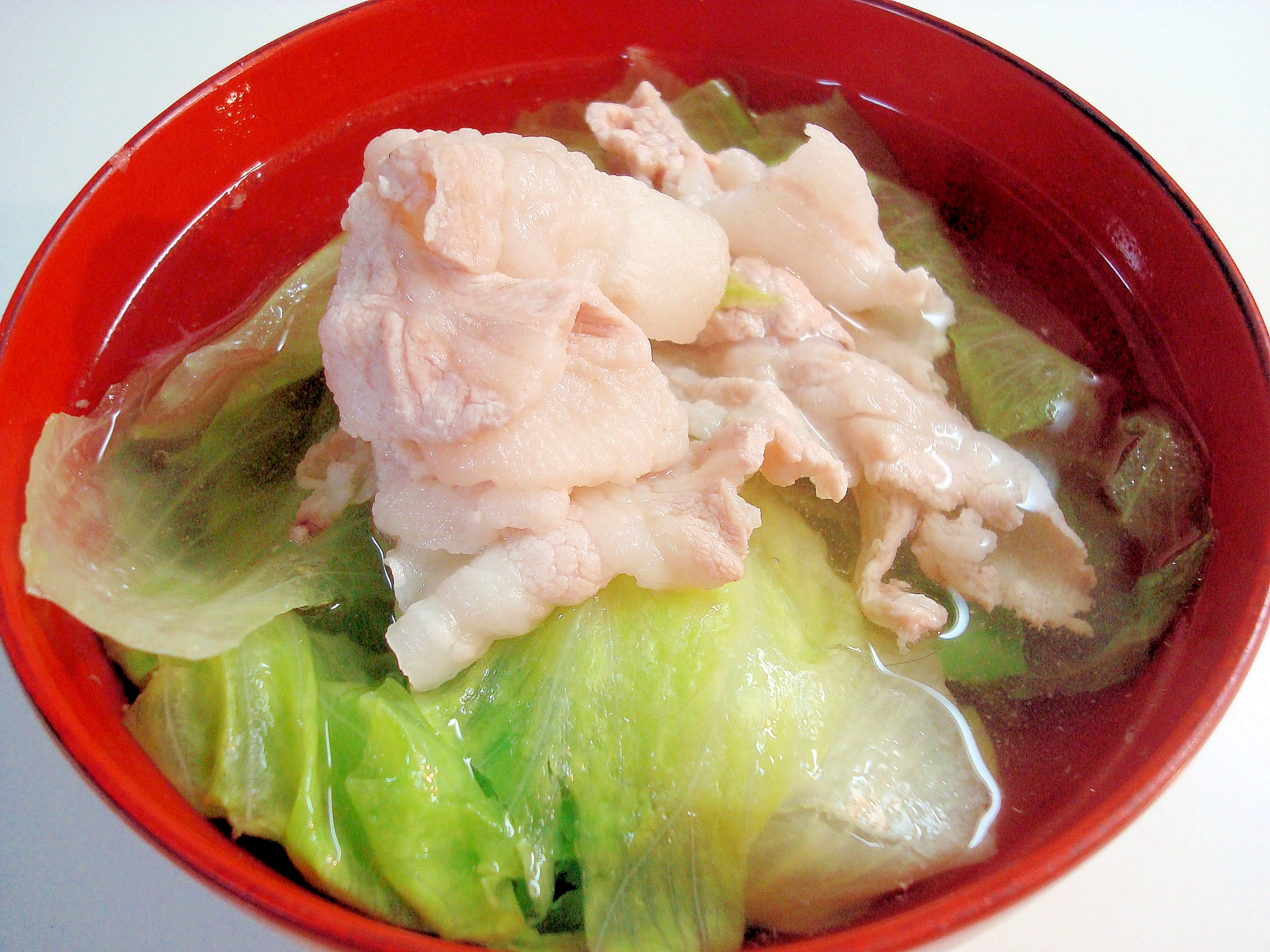 たっぷりレタス 豚肉 スープ レシピ 作り方 By じゅりあん 楽天レシピ