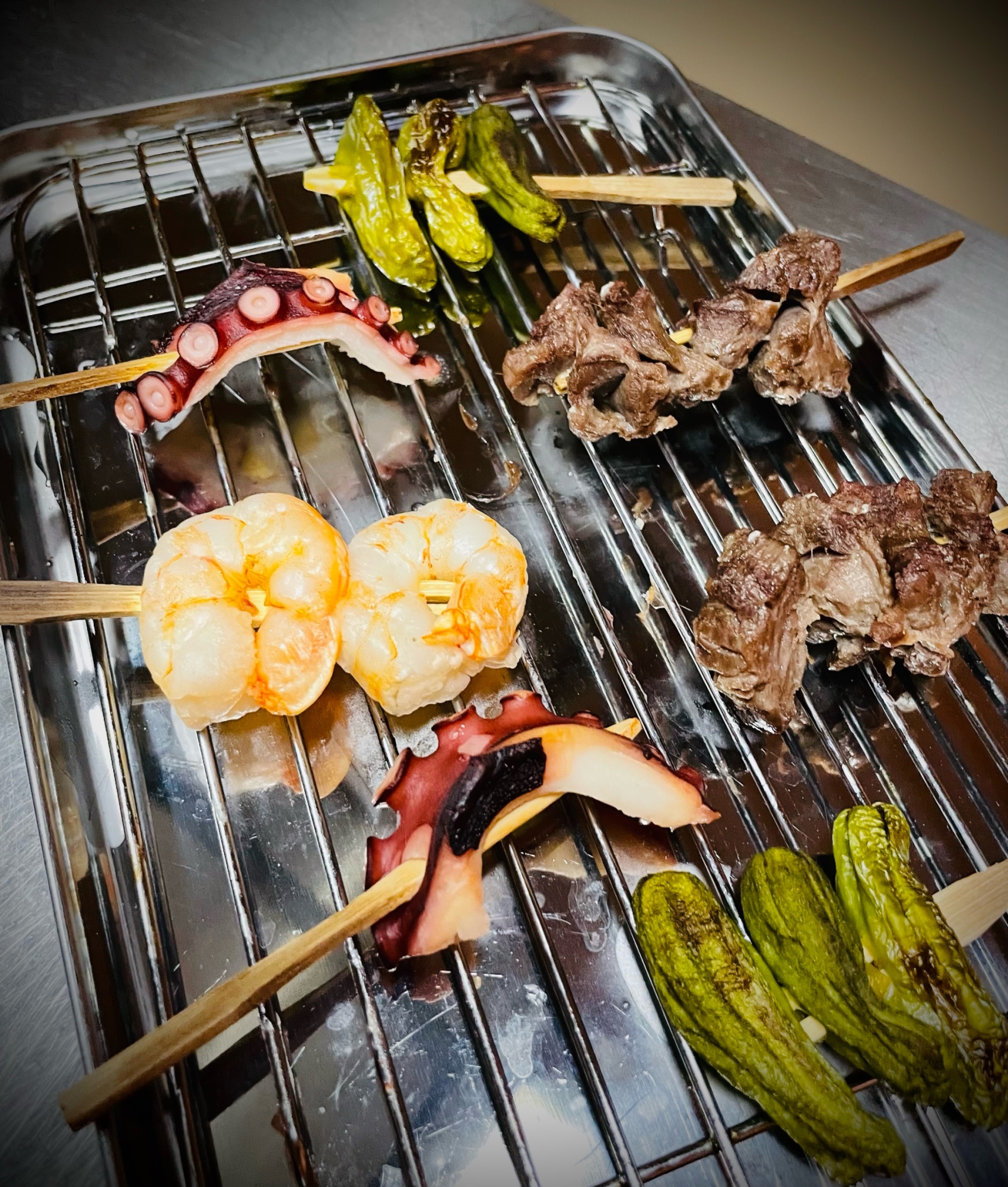 オーブンに入れるだけ♪串焼き